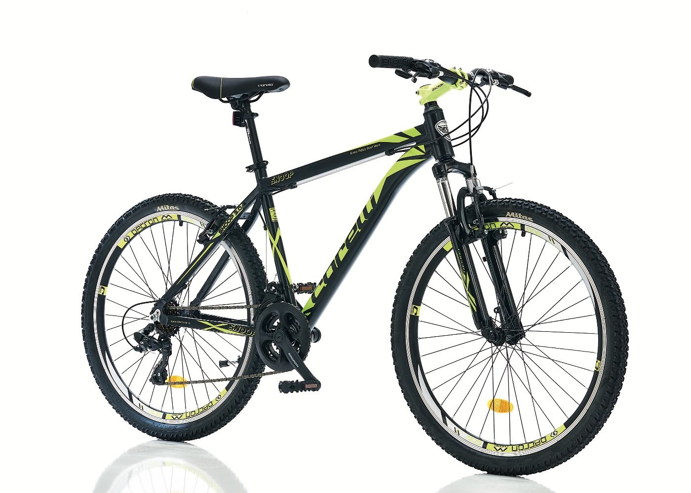CORELLİ FELIX 3.1 V-FREN 18cm 27,5 JANT SİYAH-SARI BİSİKLET
