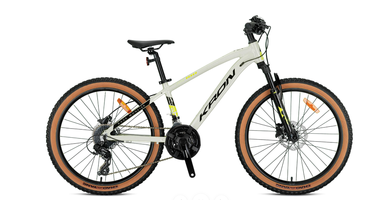 KRON XC100 HD 27,5 JANT 17cm KADRO BEJ-NEON SARI-SİYAH
