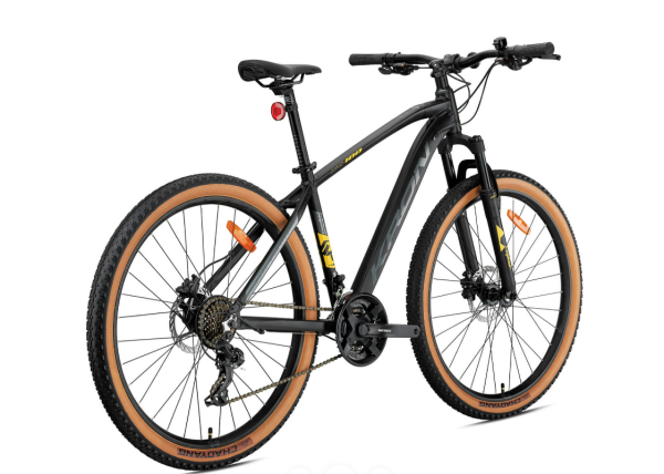 KRON XC100 HD 27,5 JANT 17cm KADRO SİYAH-SARI BİSİKLET