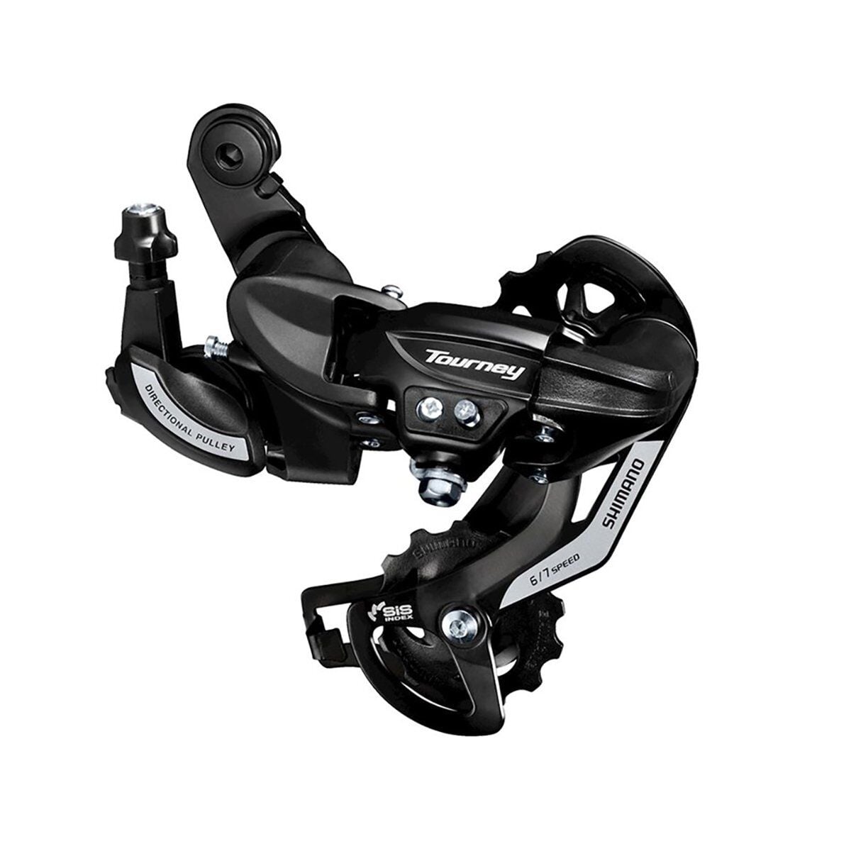 SHIMANO Arka Aktarıcı Tourney 6/7 Vites Uzun Bacak Siyah RD-TY500