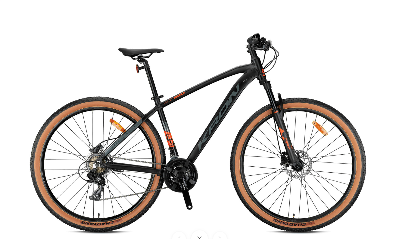 KRON XC100 HD  27,5 JANT 17cm KADRO SİYAH-TURUNCU BİSİKLET