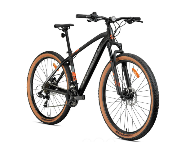 KRON XC100 HD  27,5 JANT 17cm KADRO SİYAH-TURUNCU BİSİKLET