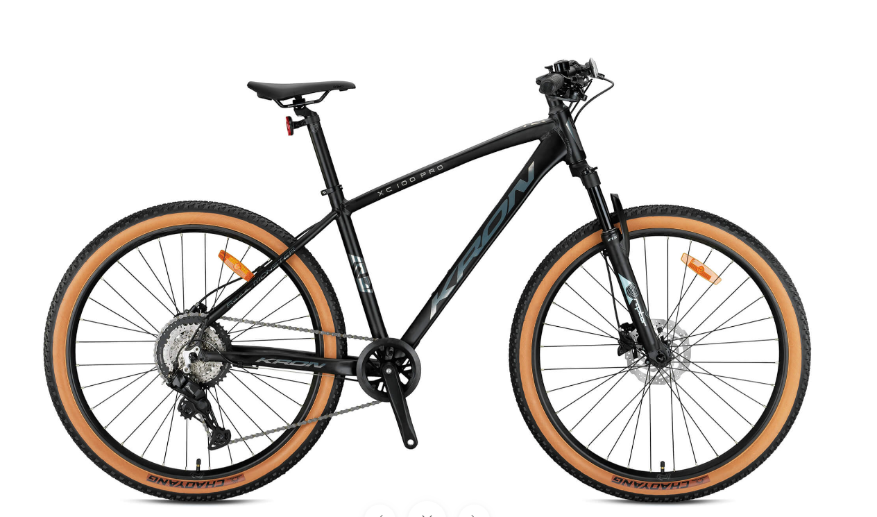 KRON XC100 PRO 27,5 JANT 15cm KADRO MAT SİYAH-FÜME BİSİKLET