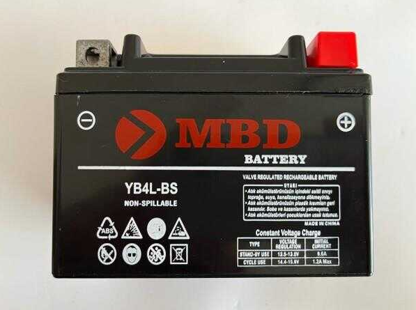 MOTOSİKLET AKÜ YTX4L-BS (YB4L-BS) MBD