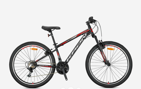 KRON VORTEX 4.0 24 JANT V-FREN SİYAH-KIRMIZI BİSİKLET