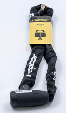 RAPTOR - Anahtarlı Halat Kilit 4x90cm - Siyah