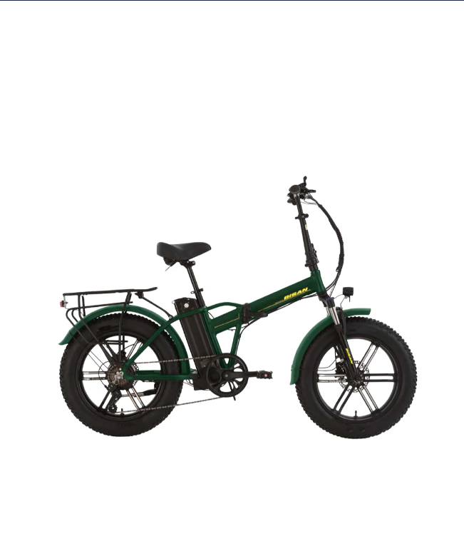 BİSAN E-FOLDING F3 HD FREN 20 JANT 7 VİTES  ELEKTRİKLİ BİSİKLET HAKİ YEŞİL