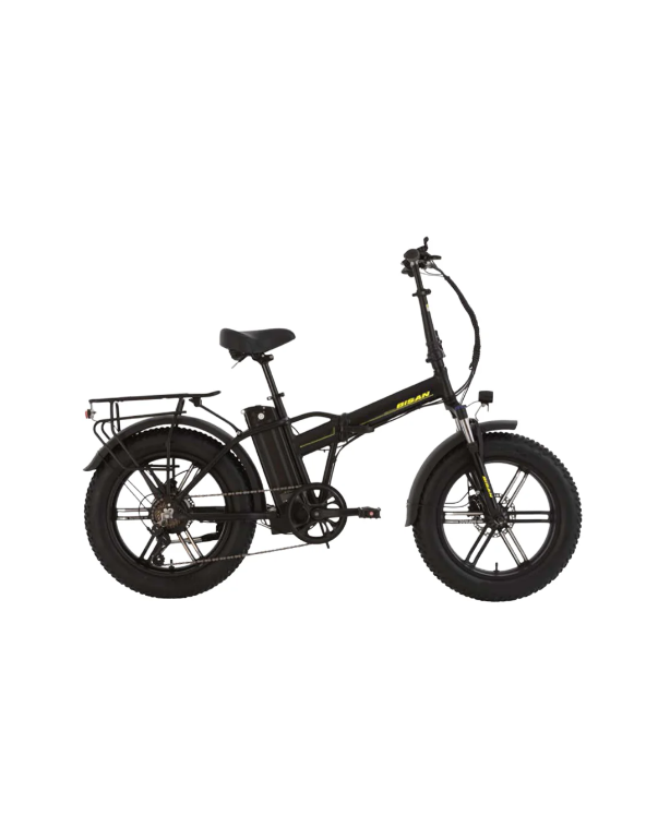 BİSAN E-FOLDING F3 HD FREN 20 JANT ELEKTRİKLİ BİSİKLET MAT SİYAH-SARI