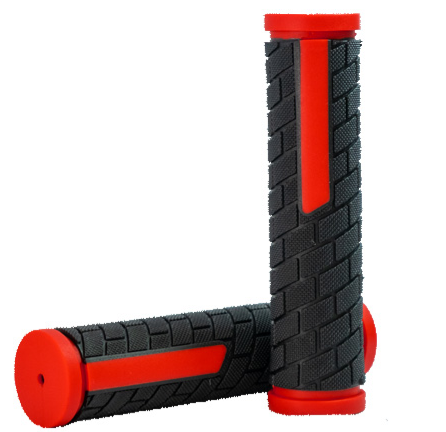 ZOZO - G138 BİSİKLET ELCİK SİYAH-KIRMIZI 128MM