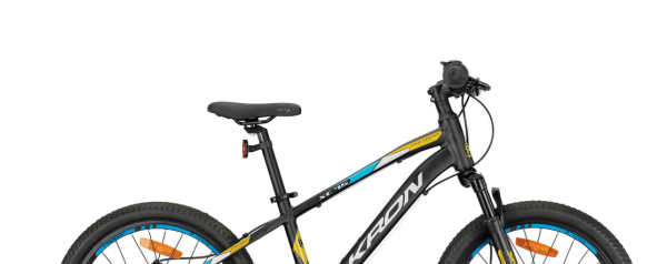 KRON XC75 V-FREN 20 JANT 11cm KADRO 7 VİTES BİSİKLET MAT SİYAH-SARI-MAVİ