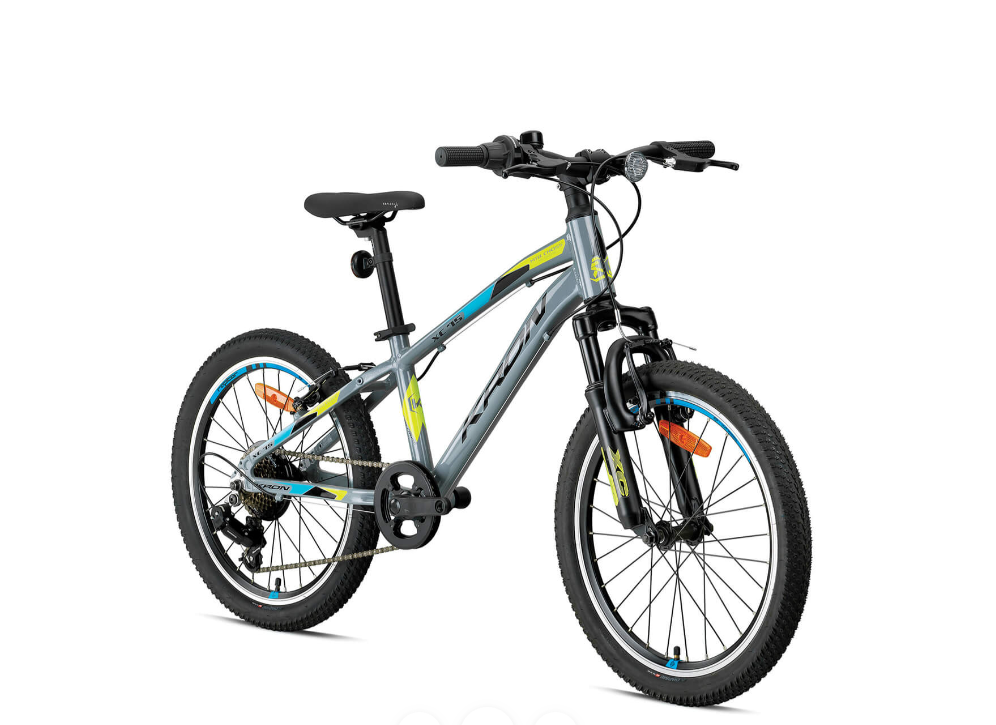 KRON XC75 V-FREN 20 JANT 11cm KADRO 7 VİTES NARDO GRİ-SARI BİSİKLET