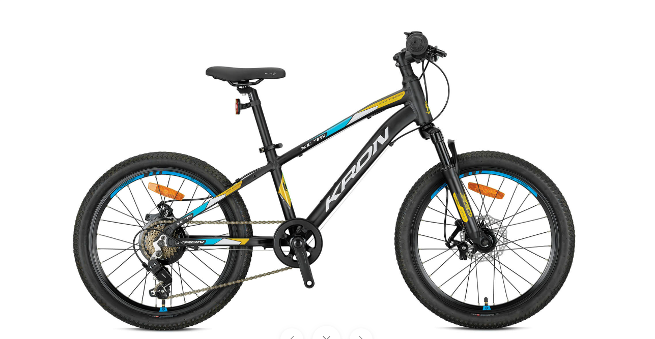 KRON XC75 MD 20 JANT 11cmö KADRO 7 VİTES MAT SİYAH-KIRMIZI-MAVİ BİSİKLET