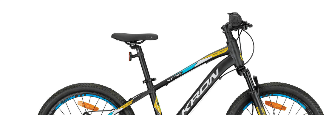KRON XC75 V-FREN 24 JANT 13cm KADRO SİYAH-SARI-MAVİ BİSİKLET