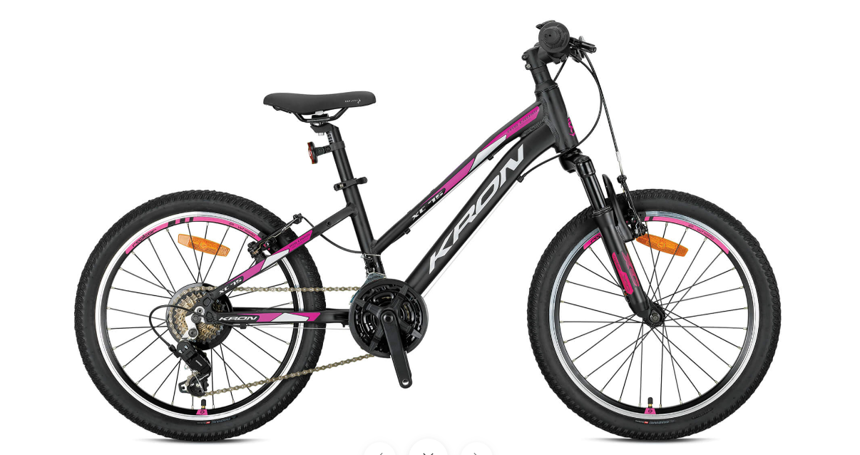 KRON XC75 LADY 24 JANT 13cm KADRO SİYAH-PEMBE BİSİKLET