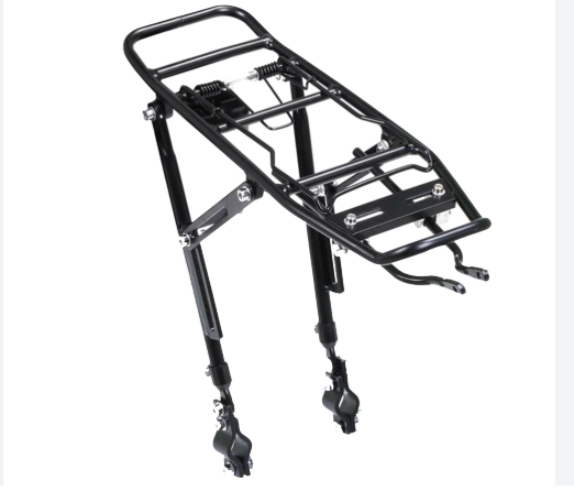 BİSİKLET ARKA BAGAJ 26-28 UYUMLU ALÜMİNYUM SİYAH