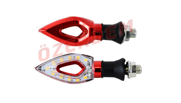 SİNYAL LED DELİKLİ KIRMIZI (SARI IŞIK)