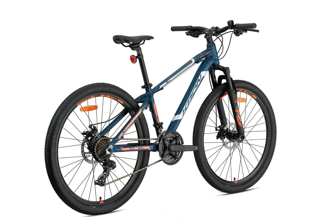 KRON XC75 MD 24 JANT 13cm KADRO LACİVERT-TURUNCU BİSİKLET