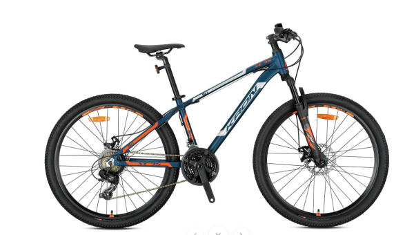 KRON XC75 MD 24 JANT 13cm KADRO LACİVERT-TURUNCU BİSİKLET