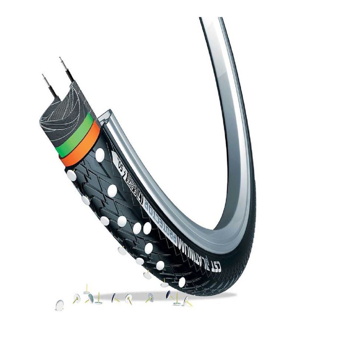 CST Dış Lastik 700X38C C1920 PLATINUM PROTECTOR EPS/LDP(Zırhlı)