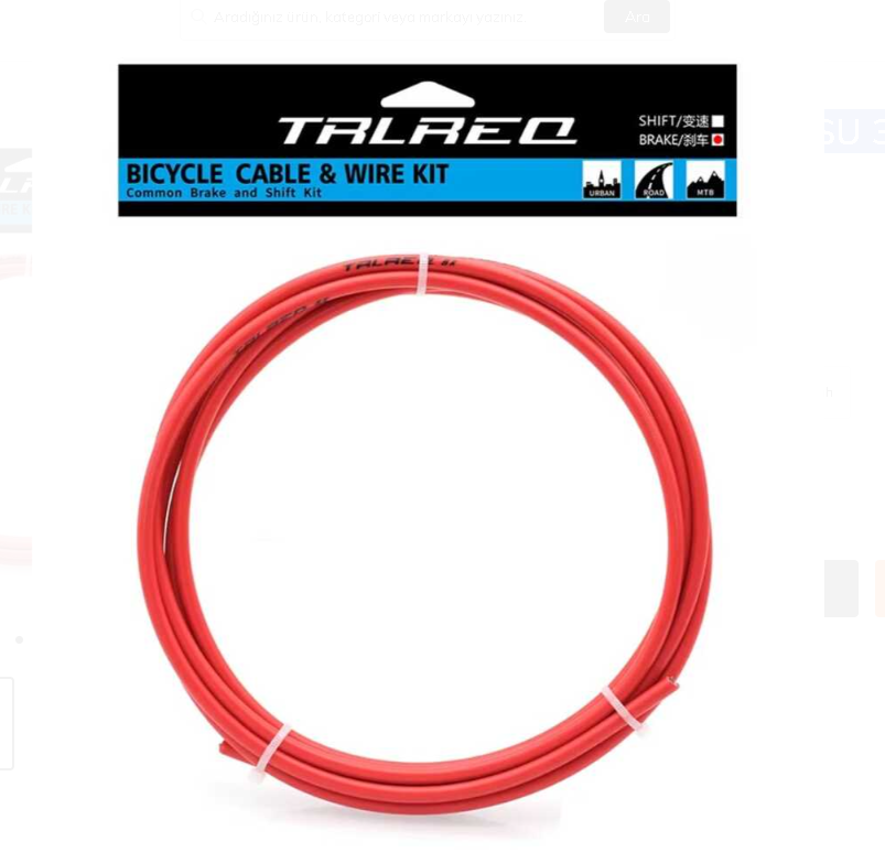 TRLREQ FREN KABLOSU 3 METRE 5MM KIRMIZI