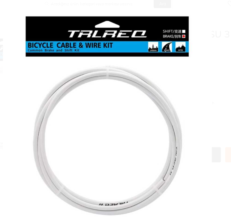 TRLREQ FREN KABLOSU 3 METRE 5MM BEYAZ