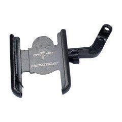 TEX 2084-9 MOTOSİKLET TELEFON TUTUCU SİYAH AYNA BAĞLANTILI