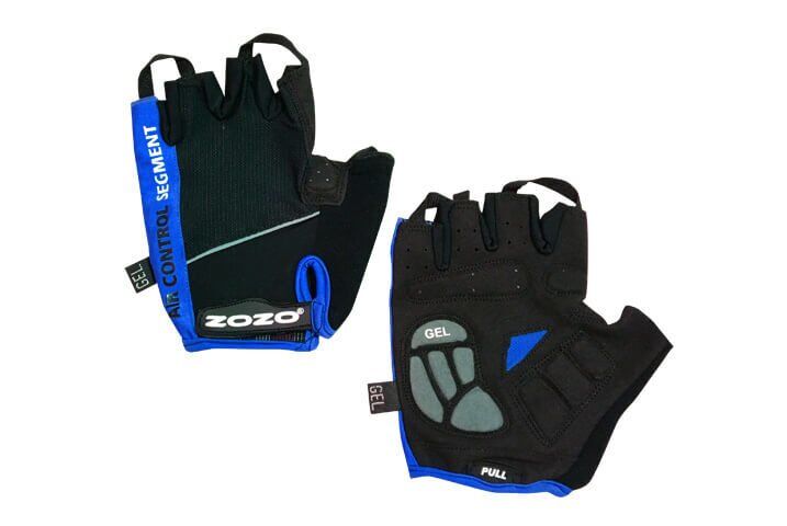 ZOZO Air Control Eldiven - Reflektörlü Silikon Jelli MAVİ L