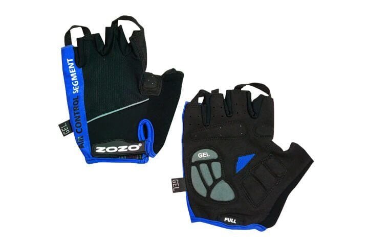 ZOZO Air Control Eldiven - Reflektörlü Silikon Jelli MAVİ L