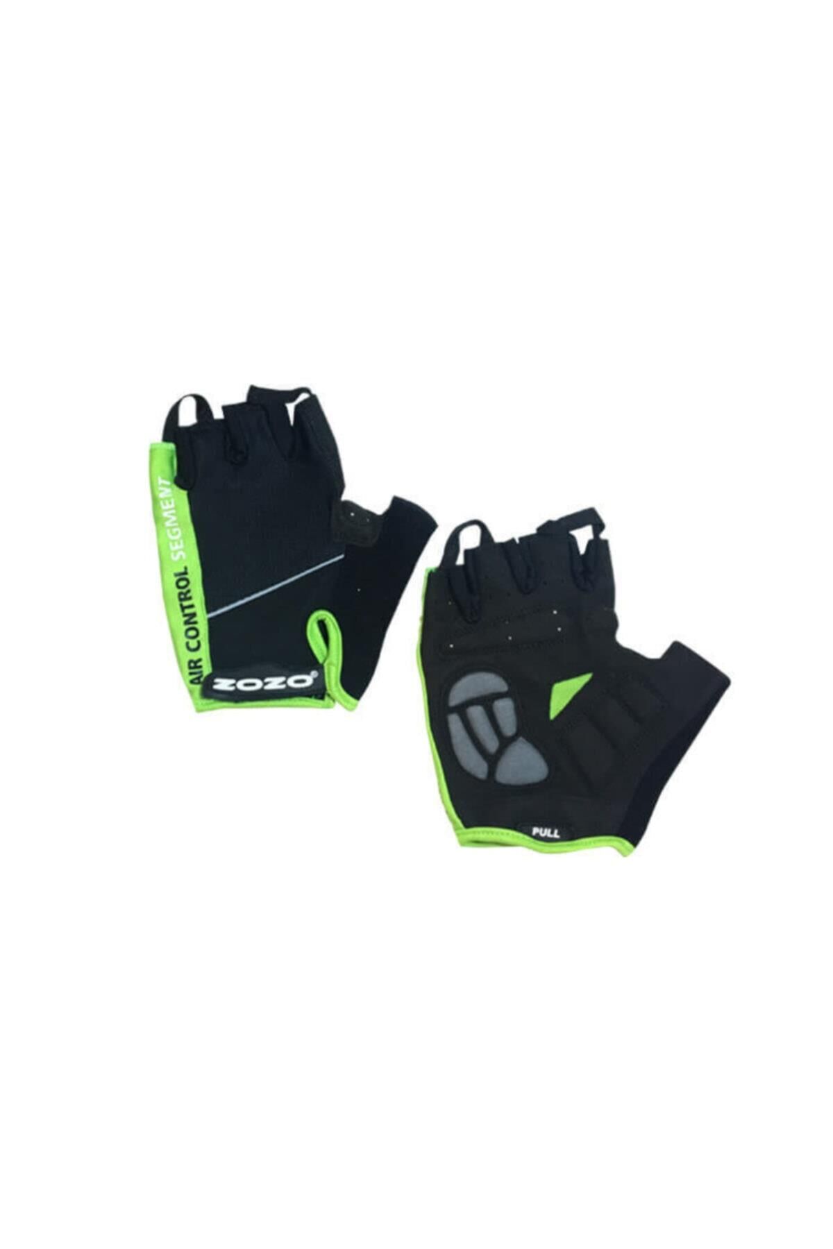 ZOZO - Air Control Eldiven - Reflektörlü / Silikon Jelli YEŞİL L BEDEN