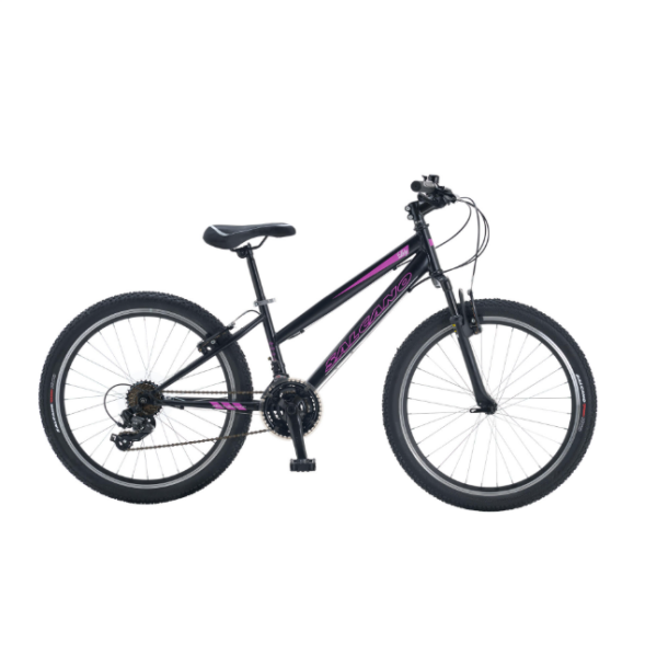 SALCANO LILY 24 JANT V-FREN SİYAH-PEMBE BİSİKLET