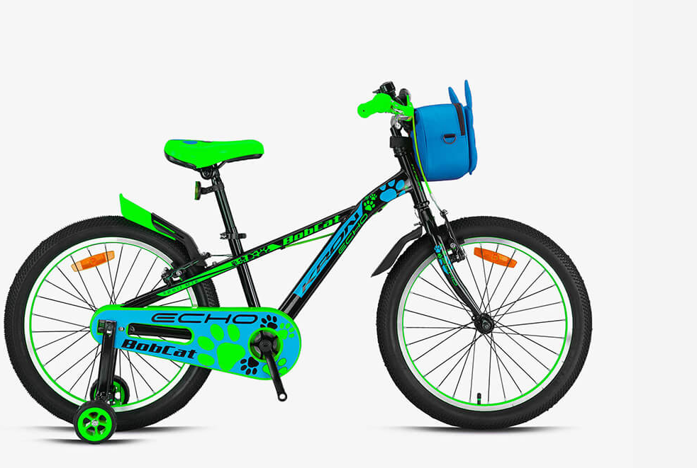 KRON BOBCAT 16 JANT SİYAH-YEŞİL BİSİKLET