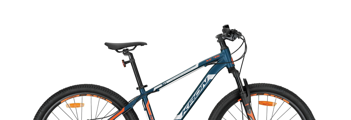 KRON XC75 V-FREN 26 JANT 14cm KADRO LACİVERT-TURUNCU BİSİKLET