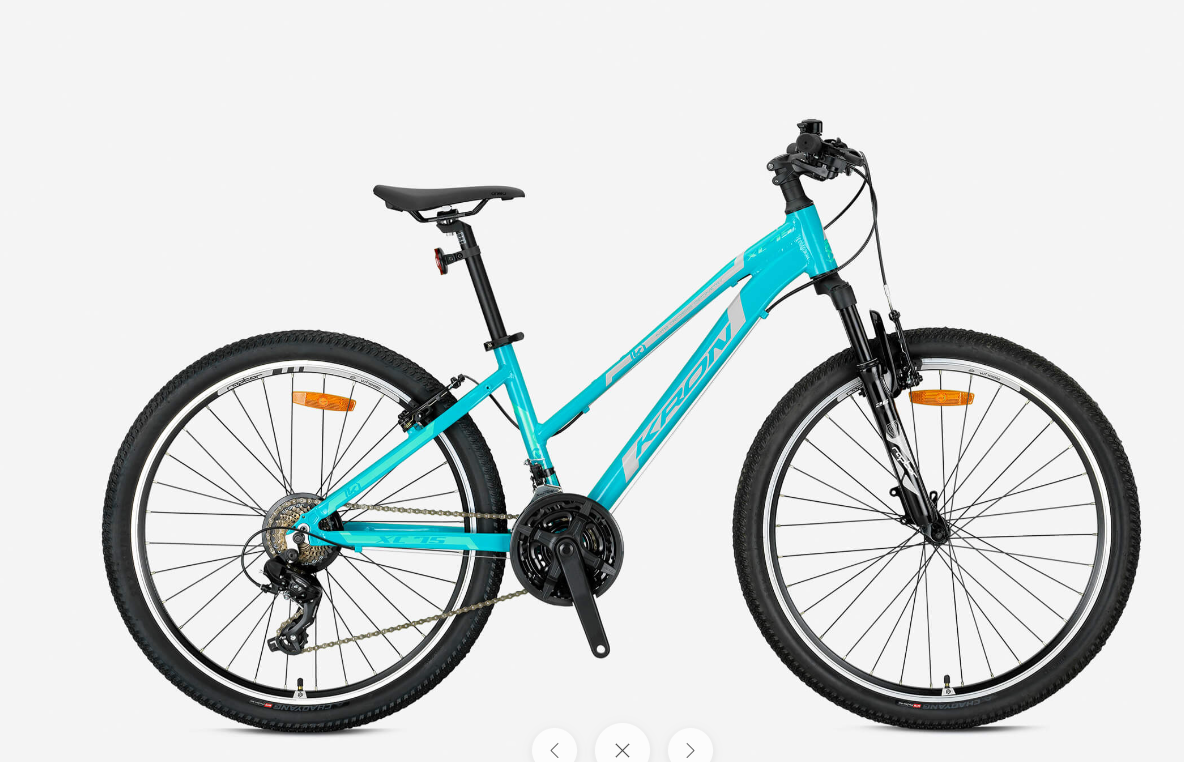 KRON XC75 V-FREN LADY 26 JANT 14cm KADRO MAVİ-YEŞİL BİSİKLET