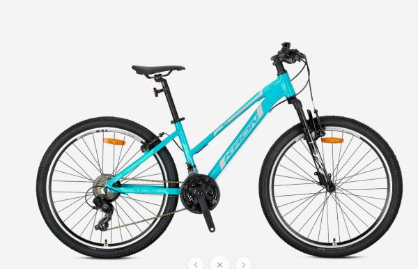KRON XC75 V-FREN LADY 26 JANT 14cm KADRO MAVİ-YEŞİL BİSİKLET