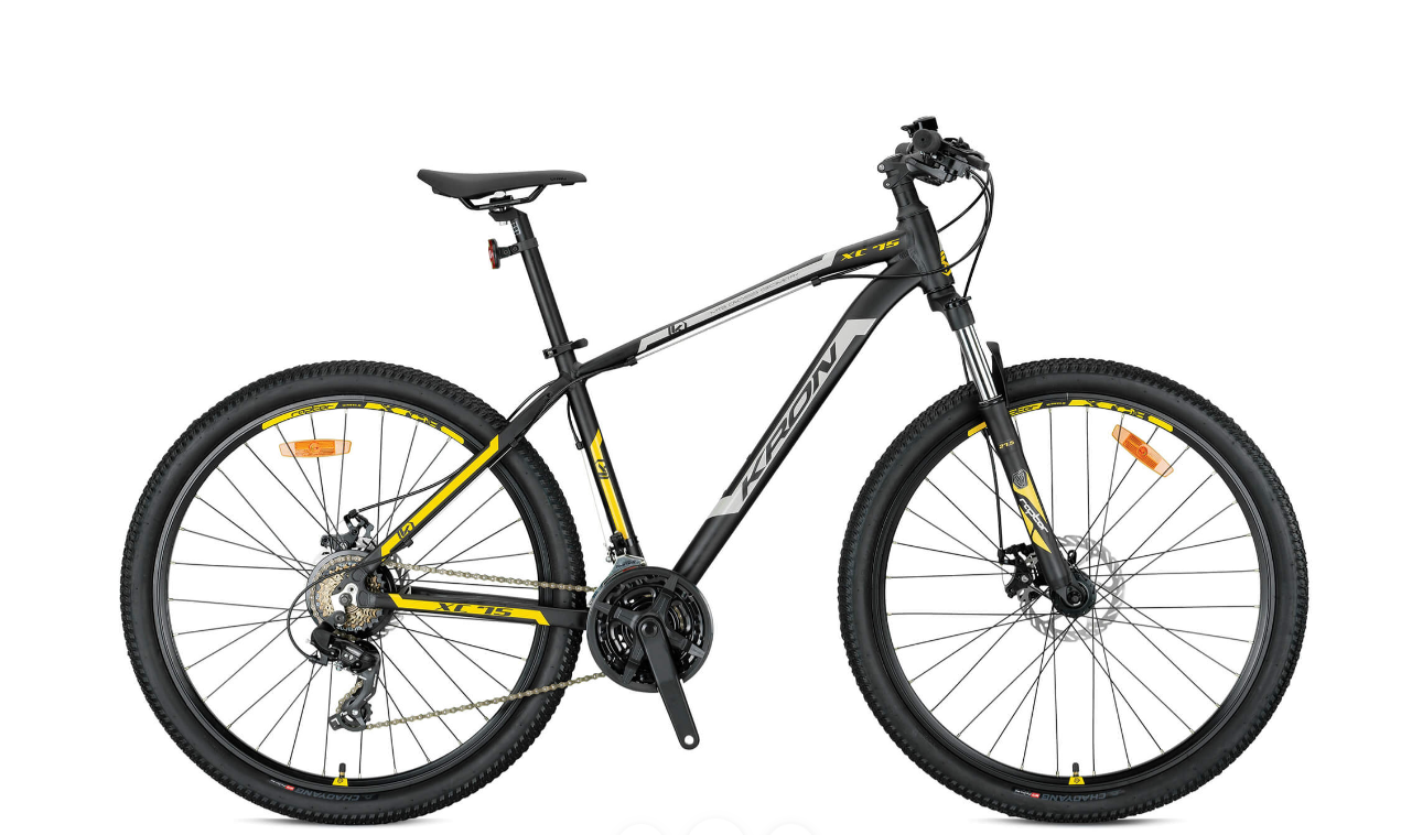 KRON XC75 MD 26 JANT 14cm KADRO MAT SİYAH-SARI- BİSİKLET