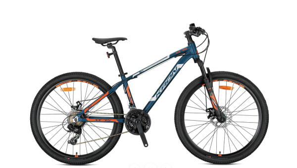 KRON XC75 MD 26 JANT 14cm KADRO LACİVERT-TURUNCU BİSİKLET