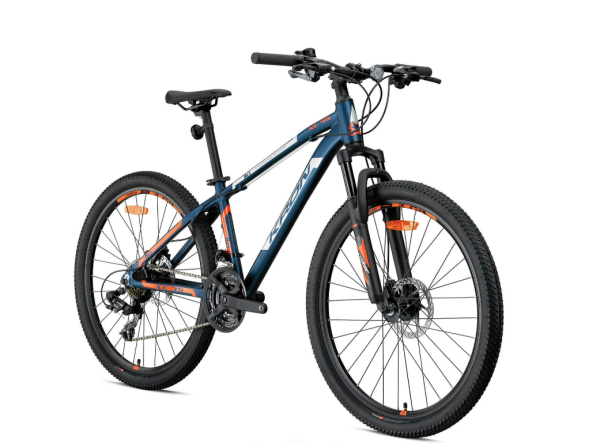 KRON XC75 MD 26 JANT 14cm KADRO LACİVERT-TURUNCU BİSİKLET