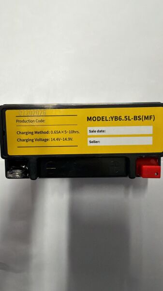 MOTOSİKLET AKÜSÜ 12N6,5L-BS CG MODEL UYUMLU 14*6,5*10,5 cm