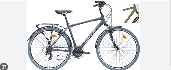 CARRARO ELITE 704 48cm KADRO 28 JANT MET. YEŞİL-KAHVE-BAKIR BİSİKLET